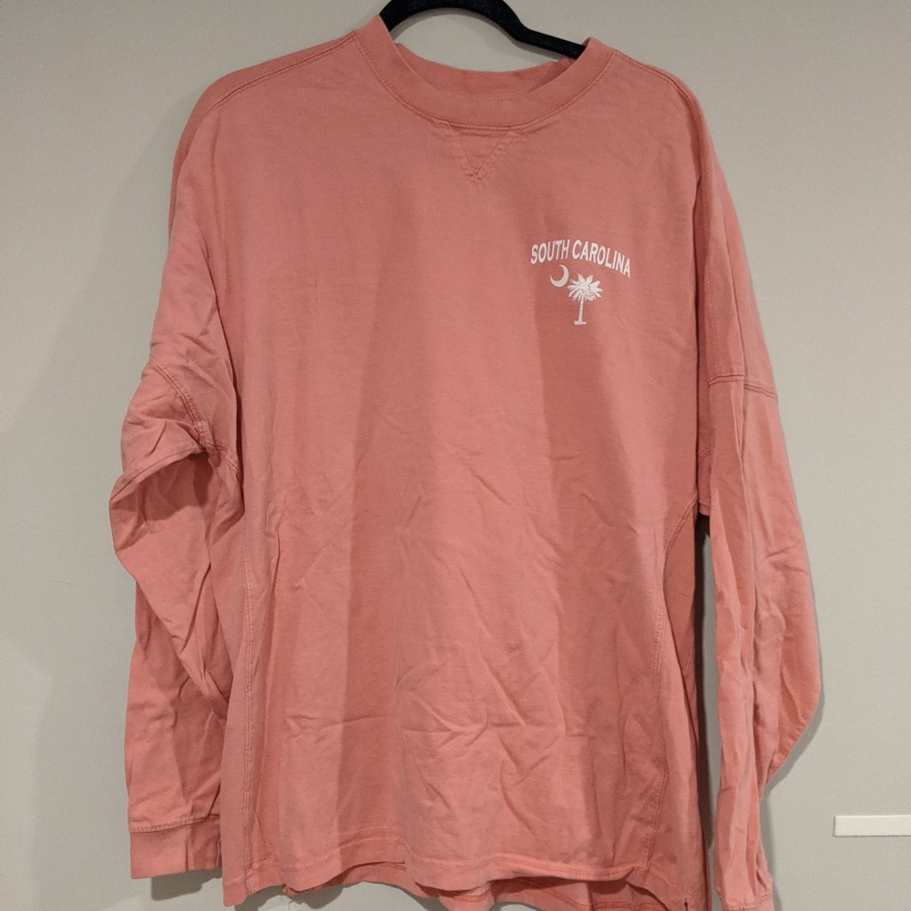 Pink Long Sleeve South Carolina Shirt Size XL